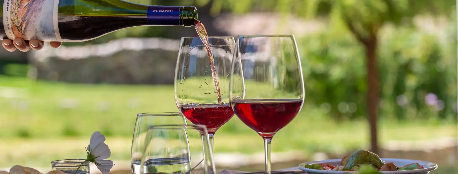 Vino de la Quebrada de Humahuaca servido en Calandria